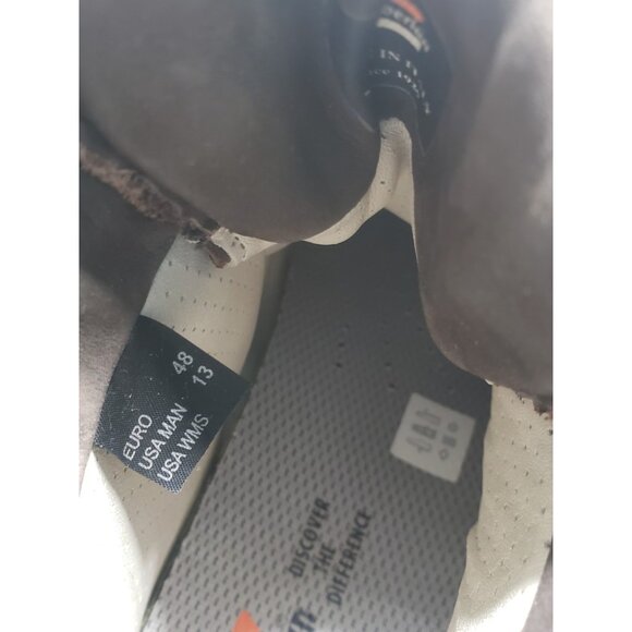 Zamberlan 631 Civetta Leather Hiking Boots Gore TEX Size 13 Taupe Pre Owned - Picture 6 of 8